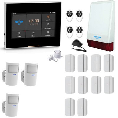ITALIAN ALARM - MICRO TOUCH 4G +WiFi 4310 supporta schede SIM 2G/3G/4G + connessione WiFi x gestione da APP