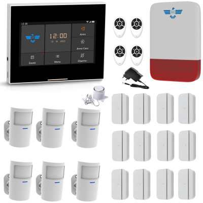 Antifurto Micro Touch 4612 con Sirena Wireless Alimentata