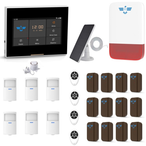 Antifurto Casa Sensori Animal Friendly MICRO TOUCH 4612 Sirena Solare