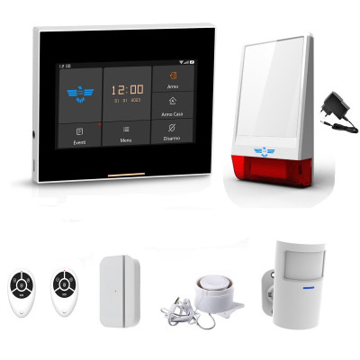 Antifurto Casa Senza Fili MICRO TOUCH + Sirena Esterna