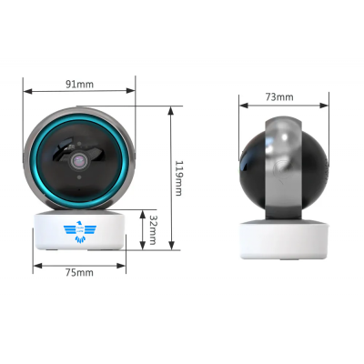TELECAMERA FULL HD da interno App Smartlife e Tuya x mod. MICRO TOUCH e FUTURA