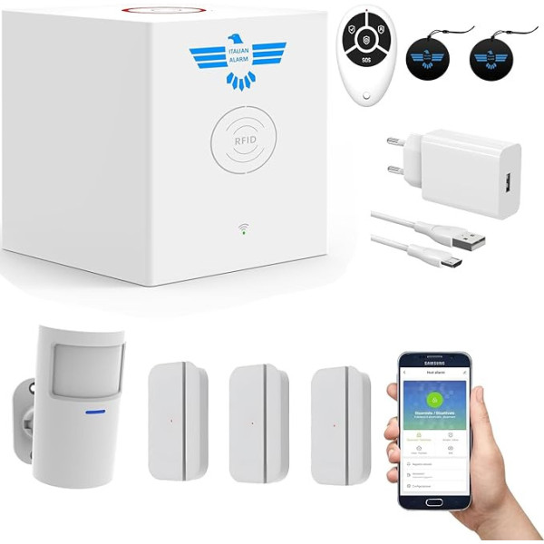 Security Smart Box, antifurto allarme casa senza fili WiFi wireless con APP
