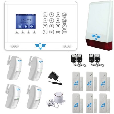 Antifurto casa senza fili wifi + Combinatore GSM/4G , app Gratuita Smartlife x Android/IOS