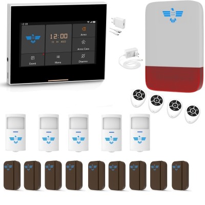 Antifurto Casa Senza Fili MICRO TOUCH 459 brown, sirena wireless alimentata